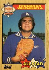 Fernando Valenzuela [All Star] Baseball Cards 1987 Topps Prices