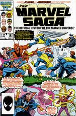 The Marvel Saga the Official History of the Marvel Universe #16 (1987) Comic Books The Marvel Saga the Official History of the Marvel Universe Prices