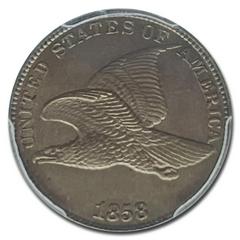 1858/7 Coins Flying Eagle Penny Prices