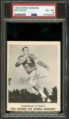 Milt Plum Football Cards 1963 Kahn's Wieners Prices