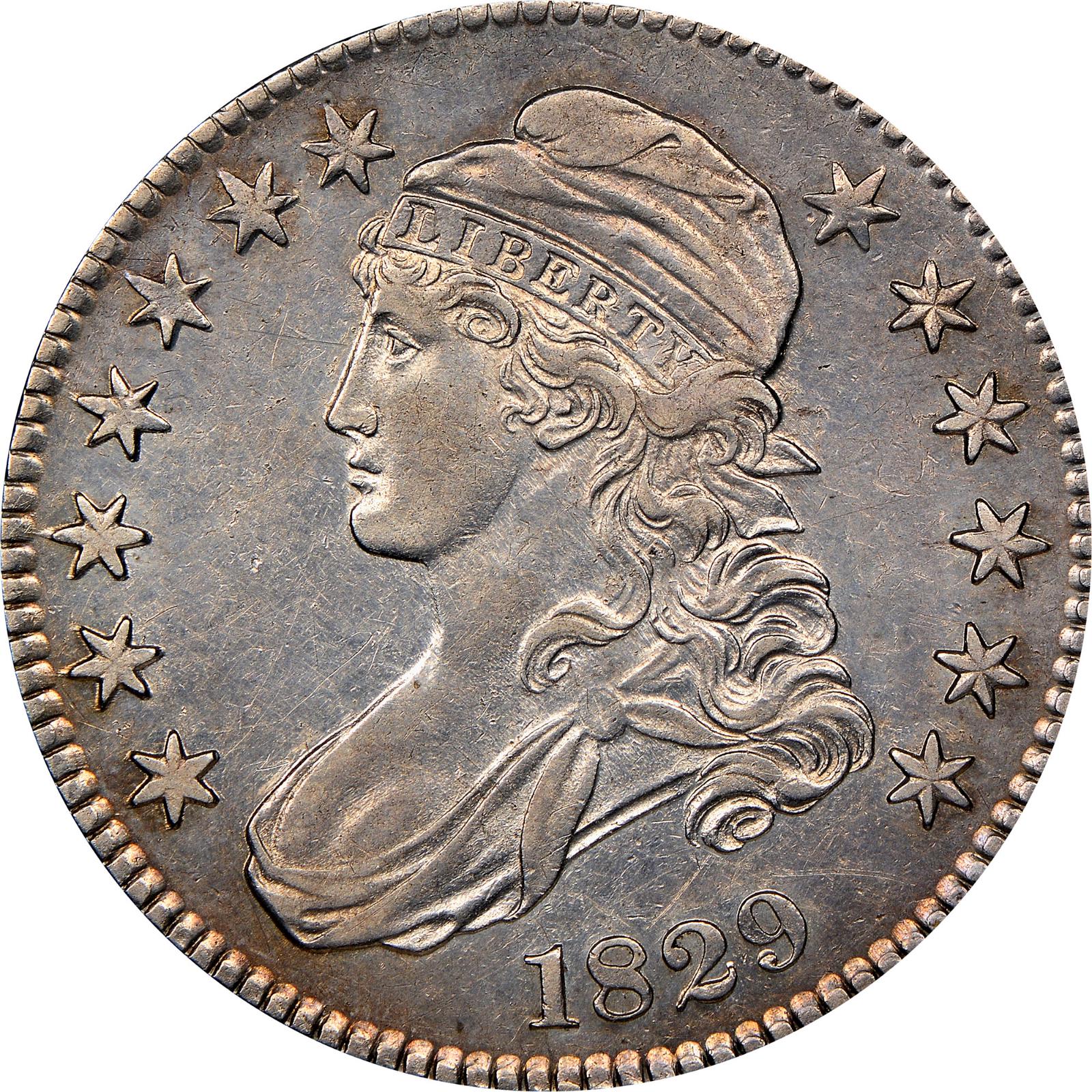 1829/1827 Coins Capped Bust Half Dollar