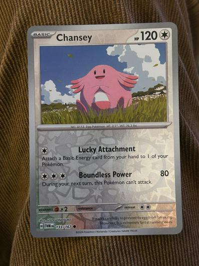 Chansey [Reverse Holo] #133 photo