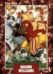 Eugene Williams #78 Football Cards 1991 Star Pics Prices