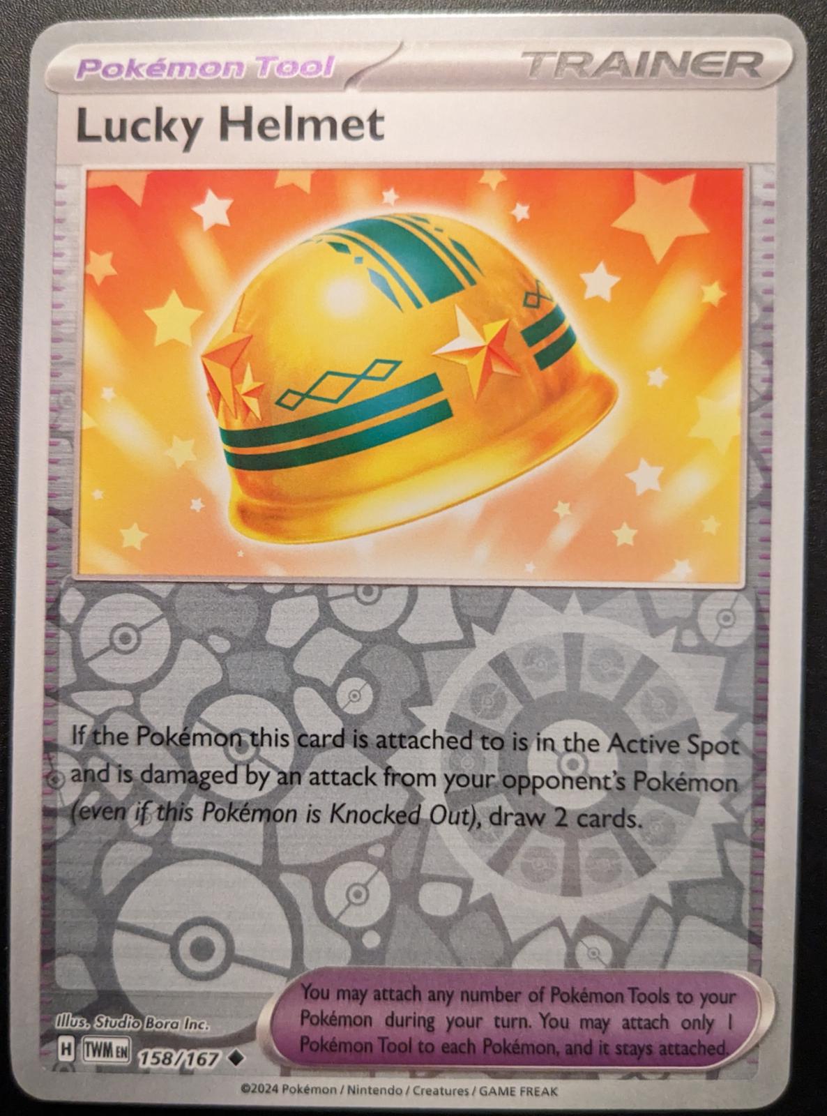 Lucky Helmet [Reverse Holo] #158 Pokemon Twilight Masquerade