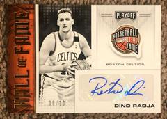 Dino Radja [Gold] #HOF-DRA Basketball Cards 2020 Panini Chronicles Hall of Fame Autographs Prices