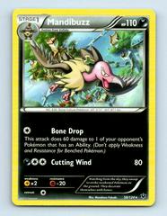 Mandibuzz 58/124 Fates Collide Rare Mint Pokemon Card