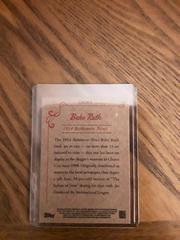 Reverse Side | Babe Ruth Baseball Cards 2011 Topps Cmg Reprints