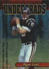 Ryan Leaf Football Cards 1998 Topps Finest Undergrads Prices