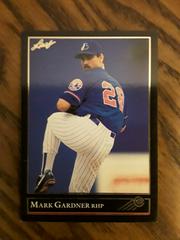 Mark Gardner [Black Gold] Baseball Cards 1992 Leaf Prices