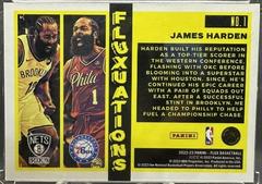 Back Of Card | James Harden Basketball Cards 2022 Panini Flux Fluxuations