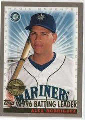 Alex Rodriguez #479 Baseball Cards 2000 Topps Limited Edition Prices