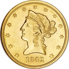 1842 Coins Liberty Head Gold Eagle Prices