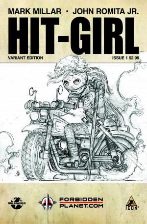 Hit-Girl [Forbidden Planet Romita Jr. Sketch] #1 (2012) Comic Books Hit-Girl