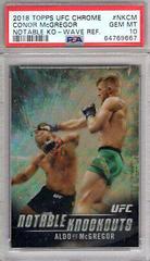 Conor McGregor [Wave] Ufc Cards 2018 Topps UFC Chrome Notable Knockouts Prices