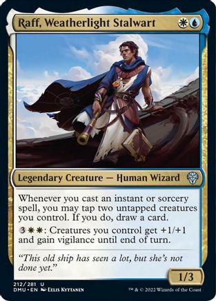 Raff, Weatherlight Stalwart #212 Magic Dominaria United