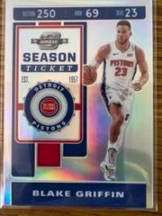 Blake Griffen Basketball Cards 2019 Panini Contenders Draft Picks Game Day Ticket Prices