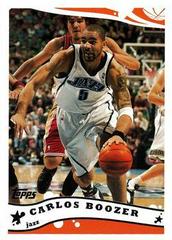 Carlos Boozer #110 Basketball Cards 2005 Topps Prices