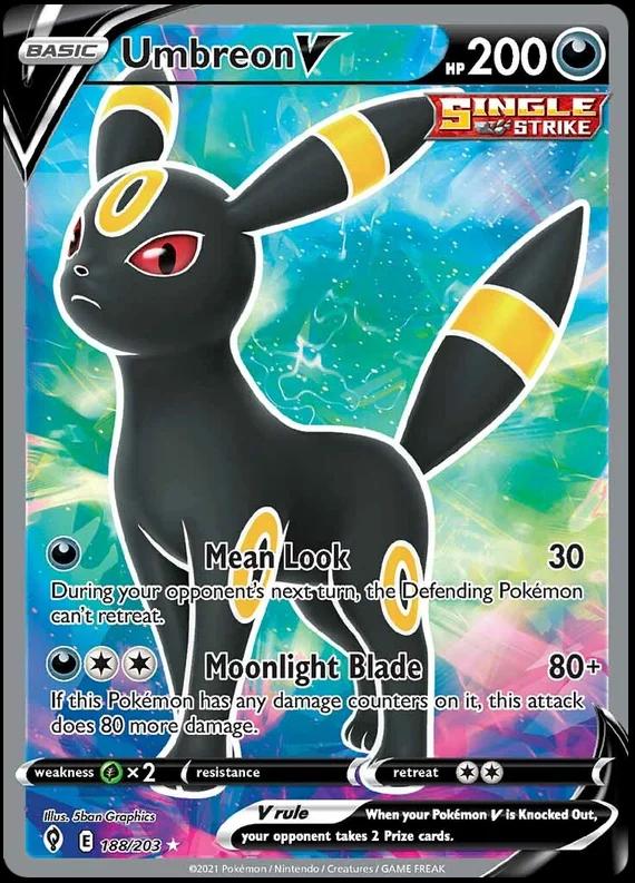 Umbreon V Prices Pokemon Evolving Skies Pokemon Cards