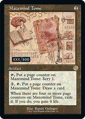 Mazemind Tome [Schematic Foil] Magic Brother's War Retro Artifacts Prices