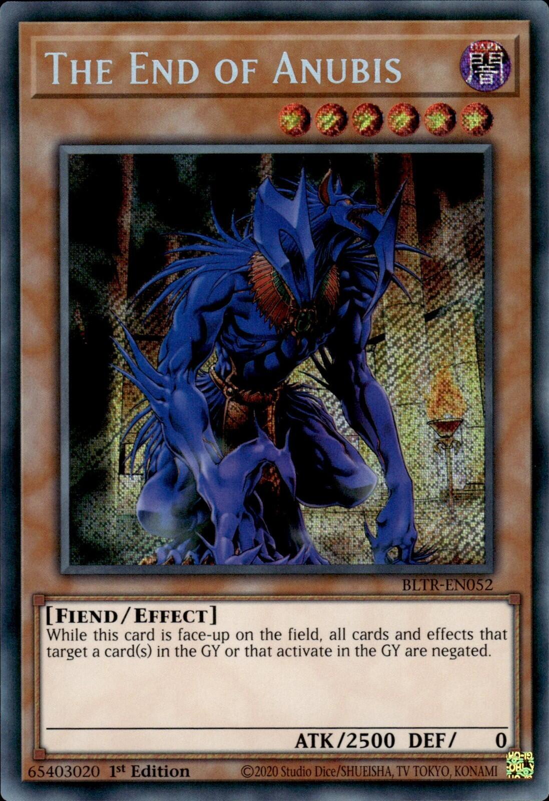 The End of Anubis BLTR-EN052 YuGiOh Battles of Legend: Terminal Revenge