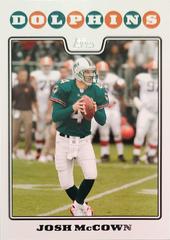 Josh McCown #6 Football Cards 2008 Topps Prices
