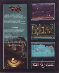 Back Cover | Anarchy Atari ST