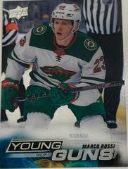 Marco Rossi [Clear Cut] #243 Hockey Cards 2022 Upper Deck Prices
