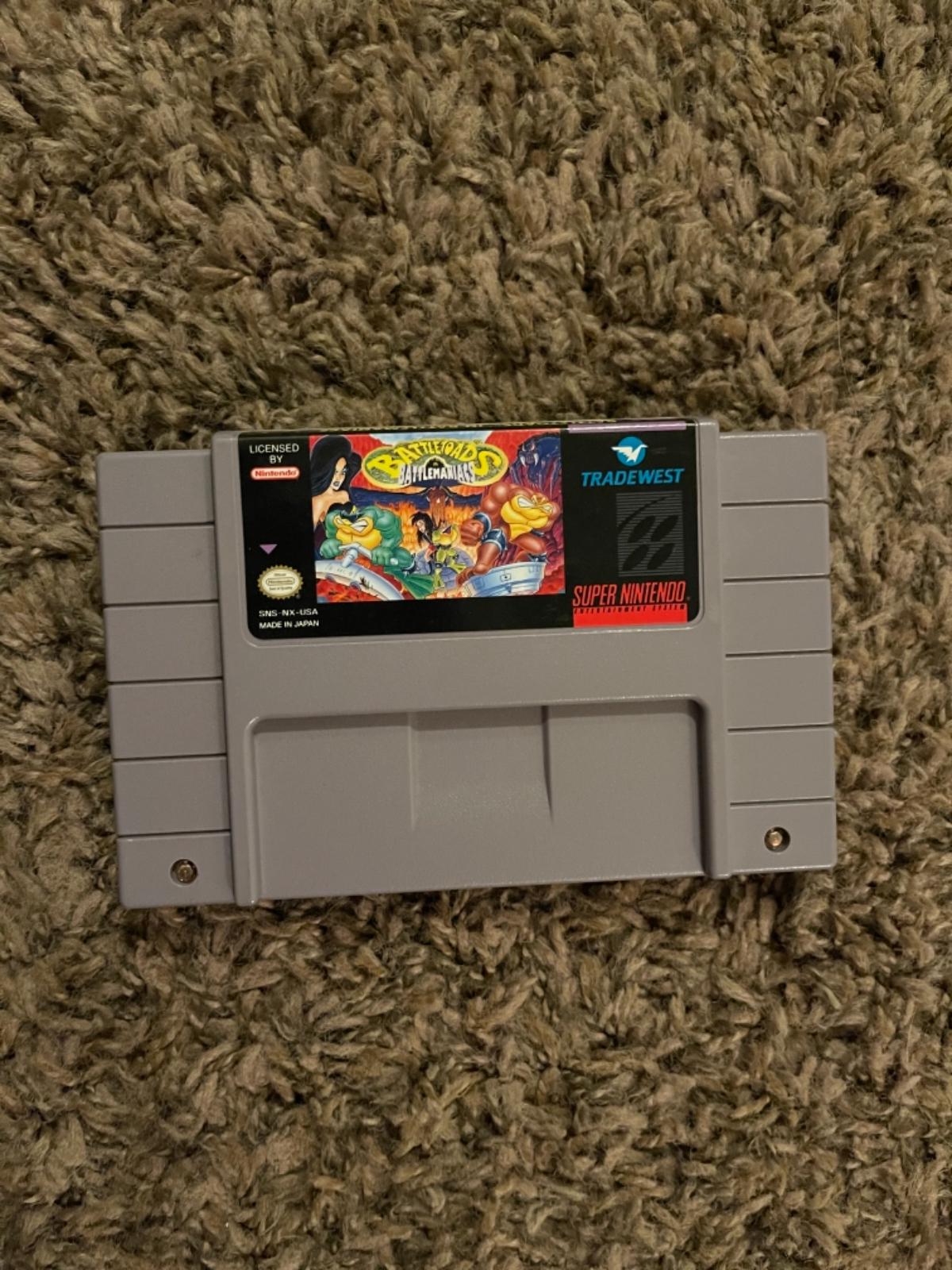 Battletoads In Battlemaniacs | Item only | Super Nintendo