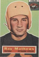 Ray Mathews Football Cards 1956 Topps Prices