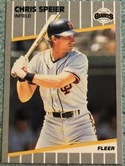 Chris Speier #343 Baseball Cards 1989 Fleer Prices