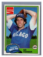 Ed Farmer #5 Baseball Cards 1981 Coca Cola Prices