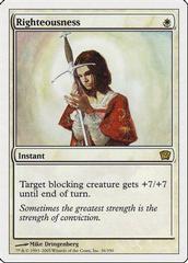 Righteousness [Foil] Magic 9th Edition Prices