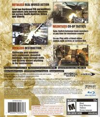 Back Cover | Conflict Denied Ops Playstation 3