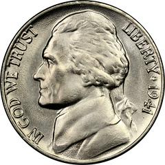 1941 Coins Jefferson Nickel Prices