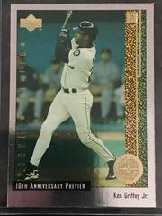 Ken Griffey Jr Baseball Cards 1998 Upper Deck 10th Anniversary Preview Prices