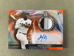 Oscar Colas [Orange] #PPAR-OC Baseball Cards 2023 Bowman Platinum Pieces Autograph Relics Prices