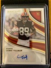 Cedric Tillman #23 Football Cards 2023 Panini Immaculate Rookie Autograph Prices