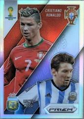 Cristiano Ronaldo, Lionel Messi [Prizm] Soccer Cards 2014 Panini Prizm World Cup Matchups Prices