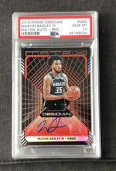 Marvin Bagley III [Red] Basketball Cards 2018 Panini Obsidian Matrix Autographs Prices