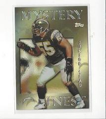Junior Seau [Silver Refractor] #M11 Football Cards 1997 Topps Mystery Finest Prices