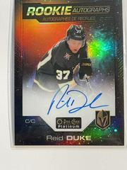 Reid Duke [Cosmic] Hockey Cards 2020 O Pee Chee Platinum Rookie Autographs Prices