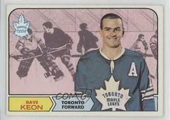 Dave Keon #128 Hockey Cards 1968 Topps Prices