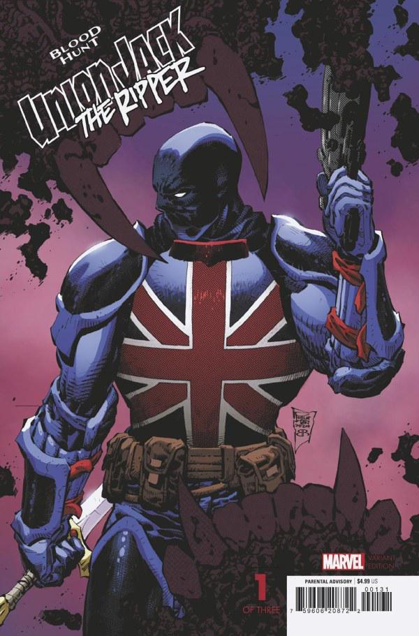 Union Jack the Ripper: Blood Hunt [Tan] #1 (2024) Comic Books Union Jack the Ripper: Blood Hunt