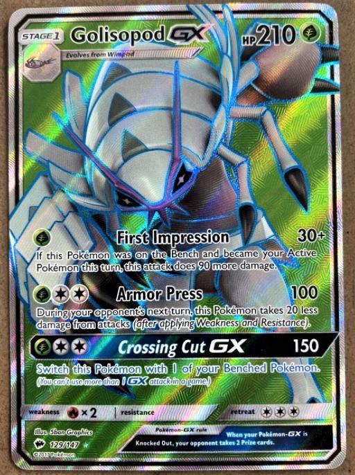 Golisopod Gx 129 Prices Pokemon Burning Shadows Pokemon Cards 8996