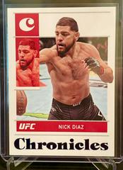 Nick Diaz [Blue] Ufc Cards 2022 Panini Chronicles UFC Prices