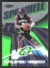 Latrell Sprewell #30 Basketball Cards 2003 Finest Prices