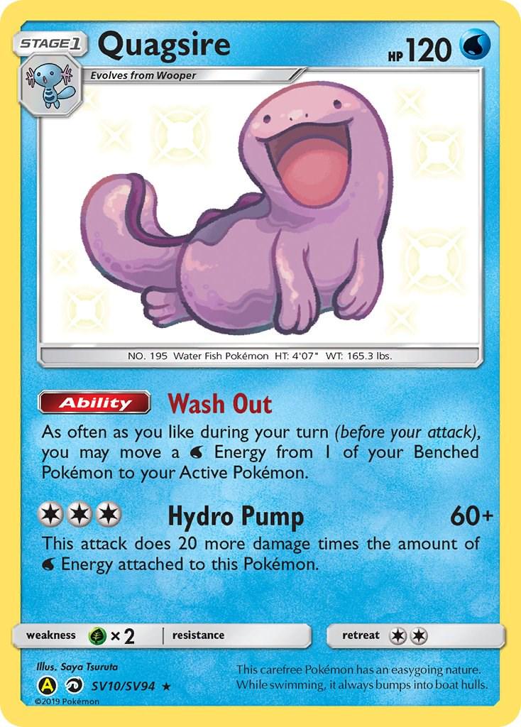 Quagsire #SV10 Pokemon Hidden Fates