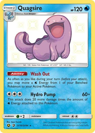 Quagsire #SV10 Cover Art