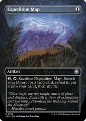 Expedition Map [Borderless] Magic Lost Caverns of Ixalan Commander Prices