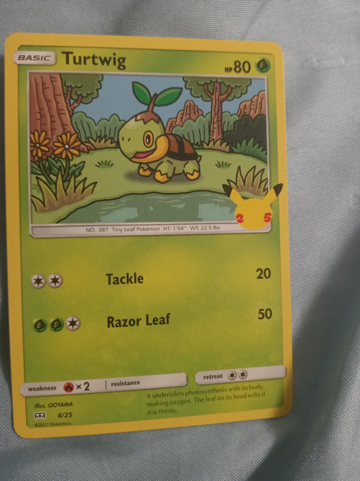 Turtwig | Ungraded | Pokemon McDonalds 2021